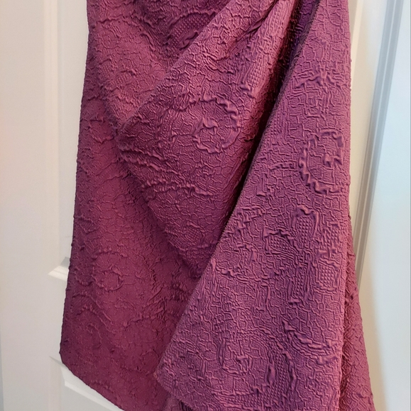 NWT Lela Rose Side Ruched Lace Dress - Picture 9 of 9